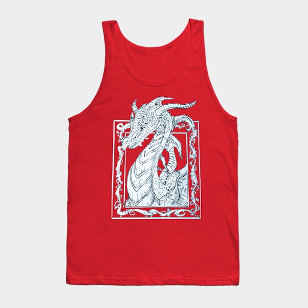 The evil dragon Tank Top by Grimspencilart